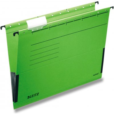 ! Leitz Alpha závěsné zakládací desky typ V zelené A4 – Zboží Živě