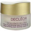 Decléor Excellence de L´Âge Anti-Âge Global oční protivráskový krém pro zralou pleť Regenerating Eye and Lip Cream 50+ 15 ml