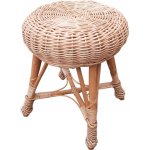 HRADIL proutěný taburet H135 přírodní 32 x 28 cm – Zboží Mobilmania
