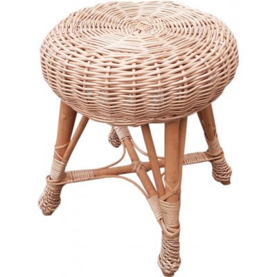 HRADIL proutěný taburet H135 přírodní 32 x 28 cm – Zboží Mobilmania