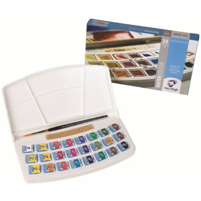 Royal Talens 20808624 Van Gogh sada akvarelových barev 1/2 pánvičky 24 ks – Hledejceny.cz