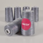 Takoy Overlock / coverlock polyesterová nit TKY 5000 barva tmavě šedá – Zboží Dáma