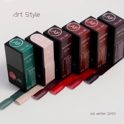 Laif Sada UV/LED Gel lak “Art Style winter” 6*10 ml – Zboží Mobilmania