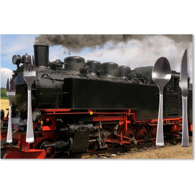 Sablio prostírání Lokomotiva 3 40x30cm – Zboží Dáma