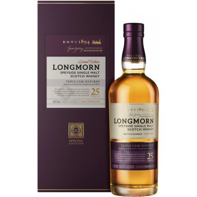 Longmorn 25y 52,8% 0,7 l (holá láhev) – Hledejceny.cz