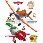 AG Design DK 1764 Samolepka na zeď Disney letadla rozměry 65 x 85 cm – Sleviste.cz