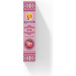 Ayurvedic Rose indické vonné tyčinky 15 ks – Zboží Dáma
