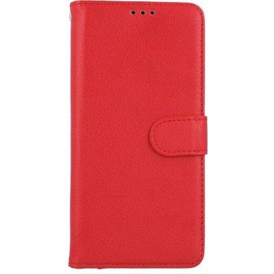 Pouzdro TopQ Xiaomi Redmi Note 10S knížkové červené s přezkou