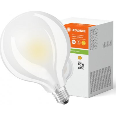 LEDVANCE žárovka LED PG9560 E27 6,5W/827 GLOBE G95 FILAMENT – Hledejceny.cz