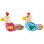 Teddies Píšťalka ptáček dřevo 8 cm – Sleviste.cz