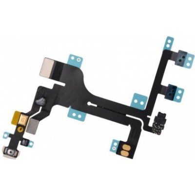 AppleKing flex kabel s přepínačem Mute + ovládání hlasitosti + Power spínač pro Apple iPhone 5C