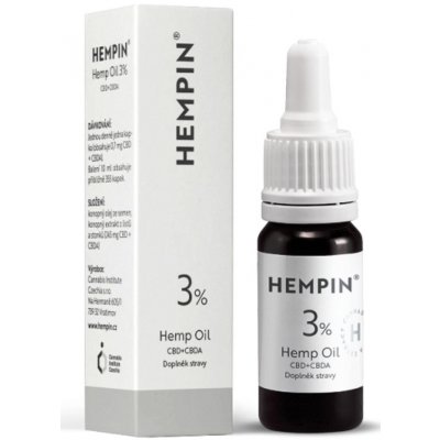 Hempin Hemp Oil CBD+CBDA 3% 10 ml