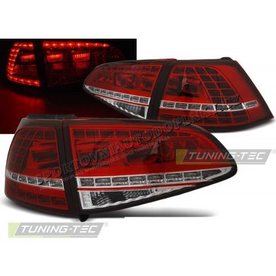 VW Golf 7 2013- zadní lampy red white LED GTI Look – Hledejceny.cz