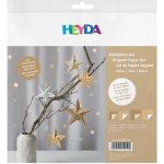 Sada origami papírů 20x20 a 15x15 - hvězdy natur – Zboží Mobilmania