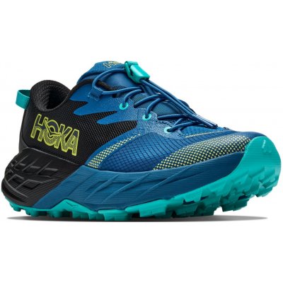Hoka One One Y Speedgoat 7 Big Kids 1176635-Bhtg Black / Night Glow Blue – Zboží Mobilmania