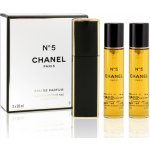 Chanel No.5 EDT plnitelný 20 ml + EDT náplň 2 x 20 ml dárková sada – Hledejceny.cz