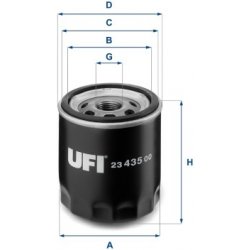 UFI Olejový filtr 23.435.00