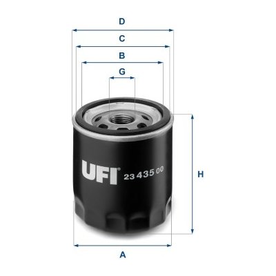 UFI Olejový filtr 23.435.00