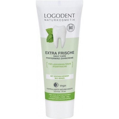 Logona Logodent Extra Fresh Daily Care Zubní krém Máta 75 ml – Hledejceny.cz