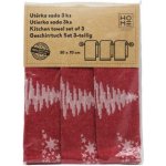 HOME ELEMENTS Stromky 50 x 70 cm červené 3 ks – Zboží Dáma