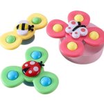 Shopdbest Spinner Toys cí sada s motivy zvířat včela motýl a kuřátko 3 v sadě – Zboží Dáma