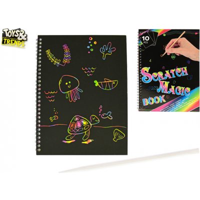Magický notes se škrabacím perem – Zboží Dáma