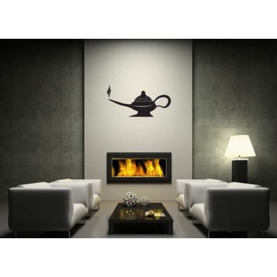 Weblux vzor s83806300 Šablona na zeď - oil lamp magic lamp symbol vector illustration lampa impregnovat genie, rozměry 120 x 100 cm – Hledejceny.cz