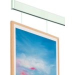 Závěsná lišta na obrazy STAS Cliprail Barva: Černá, Délka lišty: 150 cm – Zboží Dáma