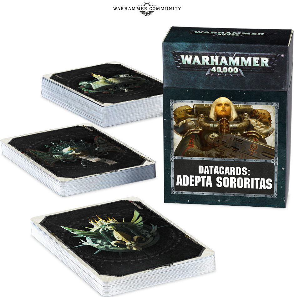 GW Warhammer Datacards: Adepta Sororitas