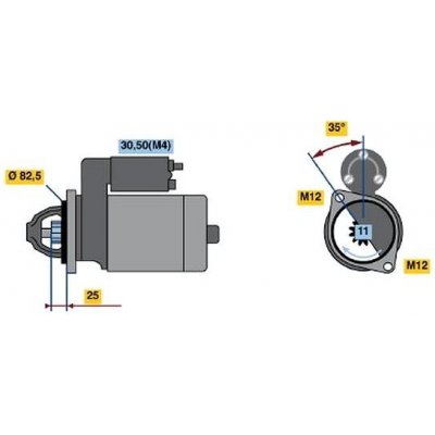 BOSCH Vzduchový filtr 1 457 433 060