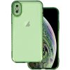 Pouzdro a kryt na mobilní telefon Apple TopQ Crystal Diamond 2 mm pro iPhone X/XS Transparent green