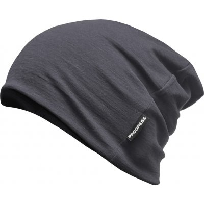 Funkční merino čepice PROGRESS Freebeanie černý melír – Hledejceny.cz
