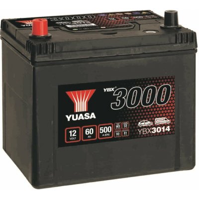 Yuasa YBX3000 12V 60Ah 450A YBX3014 – Zboží Mobilmania