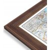 Nástěnné mapy National Geographic Írán - nástěnná mapa Classic 80 x 57 cm Varianta: mapa v dřevěném rámu, Provedení: Volta ořech