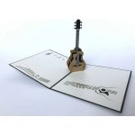 hudebnikum.cz Přání do obálky 3D KYTARA – Zboží Dáma