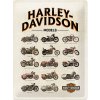 Obraz Retro cedule plech 300x400 Harley-Davidson