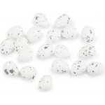 Dekorační křepelčí vajíčka k aranžování bílá 1krab. – Hledejceny.cz