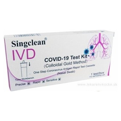 Singclean COVID-19 Test Kit 1 ks – Sleviste.cz