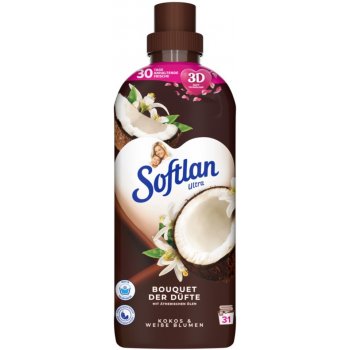 Softlan 3D Ultra Aroma aviváž kokosový ořech a bílé květiny 31 PD