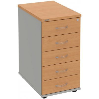 Hobis K 35 C N 5 zásuvek léta napříč 60 cm buk šedá – Hledejceny.cz