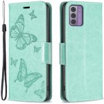 Butterfly knížkové na Nokia G42 - modrozelené – Zboží Živě