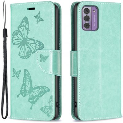 Butterfly knížkové na Nokia G42 - modrozelené – Zboží Živě