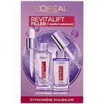 L´Oréal Paris Revitalift Filler oční sérum rozjasňující oční sérum 20 ml + L´Oréal Paris Revitalift Filler pleťové sérum revitalizační pleťové sérum 30 ml dárková sada – Zboží Dáma