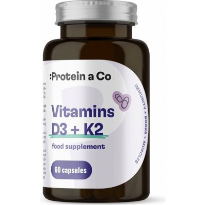 Protein&Co. Vitamin D3 + K2 60 tablet – Hledejceny.cz