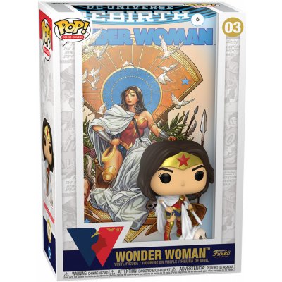 Funko Pop! Wonder Woman Wonder Woman on Throne Rebirth Comic Cover 03 – Zboží Mobilmania