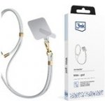 3mk EasyClip univerzální šňůrka pro telefony se zadním krytem bílá – Zboží Živě