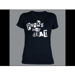Roly Tričko PUNK´S NOT DEAD cut out dámské Červená – Hledejceny.cz