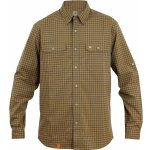 Warmpeace Mesa pánská odolná košile dlouhý rukáv Harvest gold/grey – Zboží Dáma
