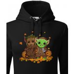 Dámská mikina Mistr Yoda a Groot černá Canvas – Hledejceny.cz