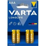 Varta LongLife AAA 4ks 4103 101 414 – Zboží Živě